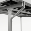 Duurzame aluminium carport op zonne-energie uit EU-voorraad met 10 jaar garantie