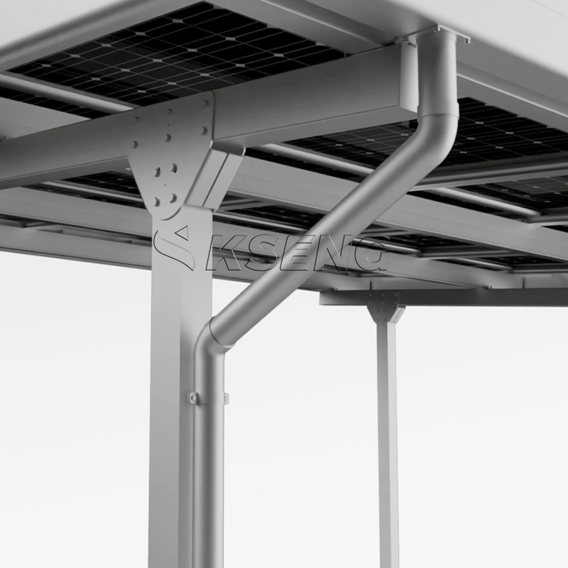 Duurzame aluminium carport op zonne-energie uit EU-voorraad met 10 jaar garantie