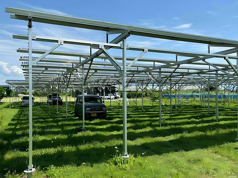 Agrivolta&iuml;sch-zonne-montagesysteem-voor-landbouwgrond