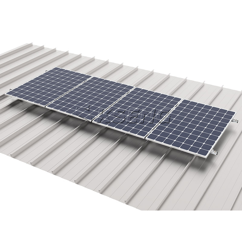 KSENG Niet-penetrerend zonne-montagesysteem met metalen dak met staande naad