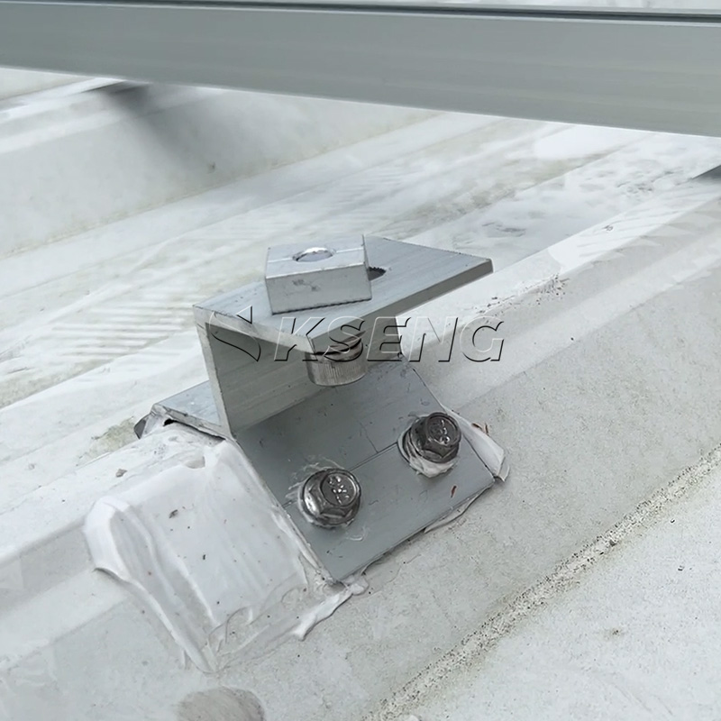 Trapeziumvormige metalen dak zonneklem voor PV-montagesysteem
