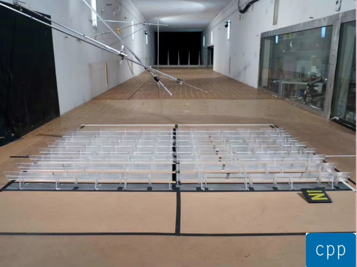 Kseng PV-montagebeugel windtunneltest voor windweerstand_看图王