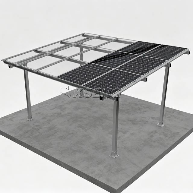 Duurzame aluminium carport op zonne-energie uit EU-voorraad met 10 jaar garantie