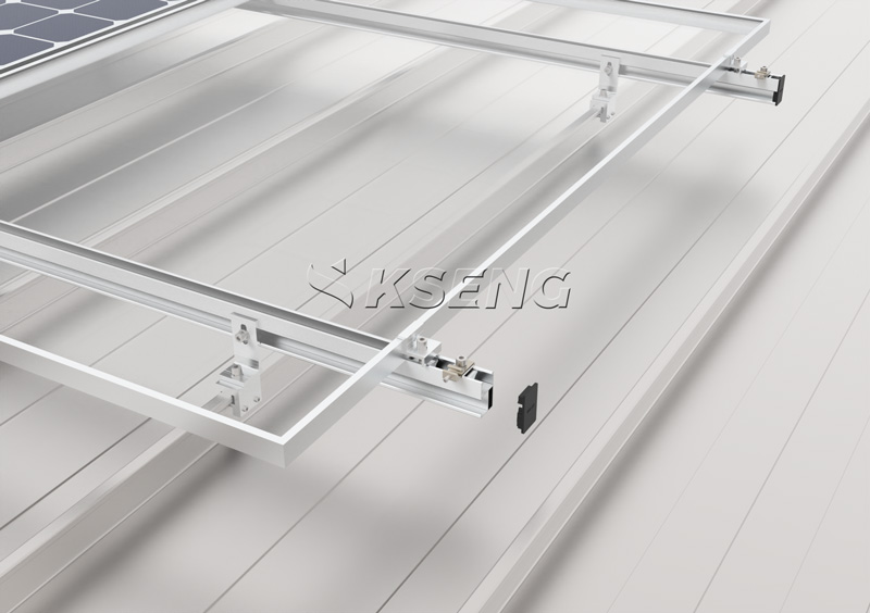 KSENG SUS304 Dakklem met staande naad, niet-penetrerend armatuur