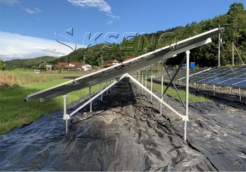 grondmontagesysteem voor zonne-energie