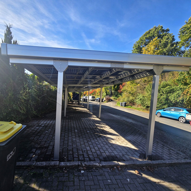 Commercieel en industrieel montagesysteem voor carports op zonne-energie